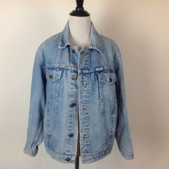 Vintage Guess Georges Marciano Denim Jean Jacket Mens Medium